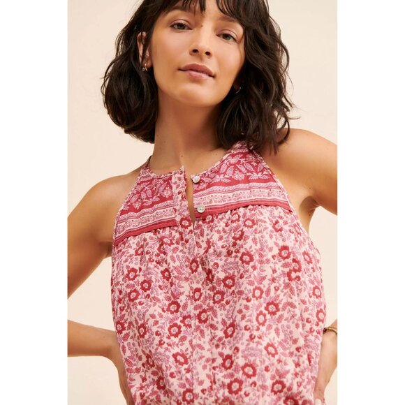 🆕FAHERTY Adella Jumpsuit Floral Cotton X-Small - Picture 4 of 9